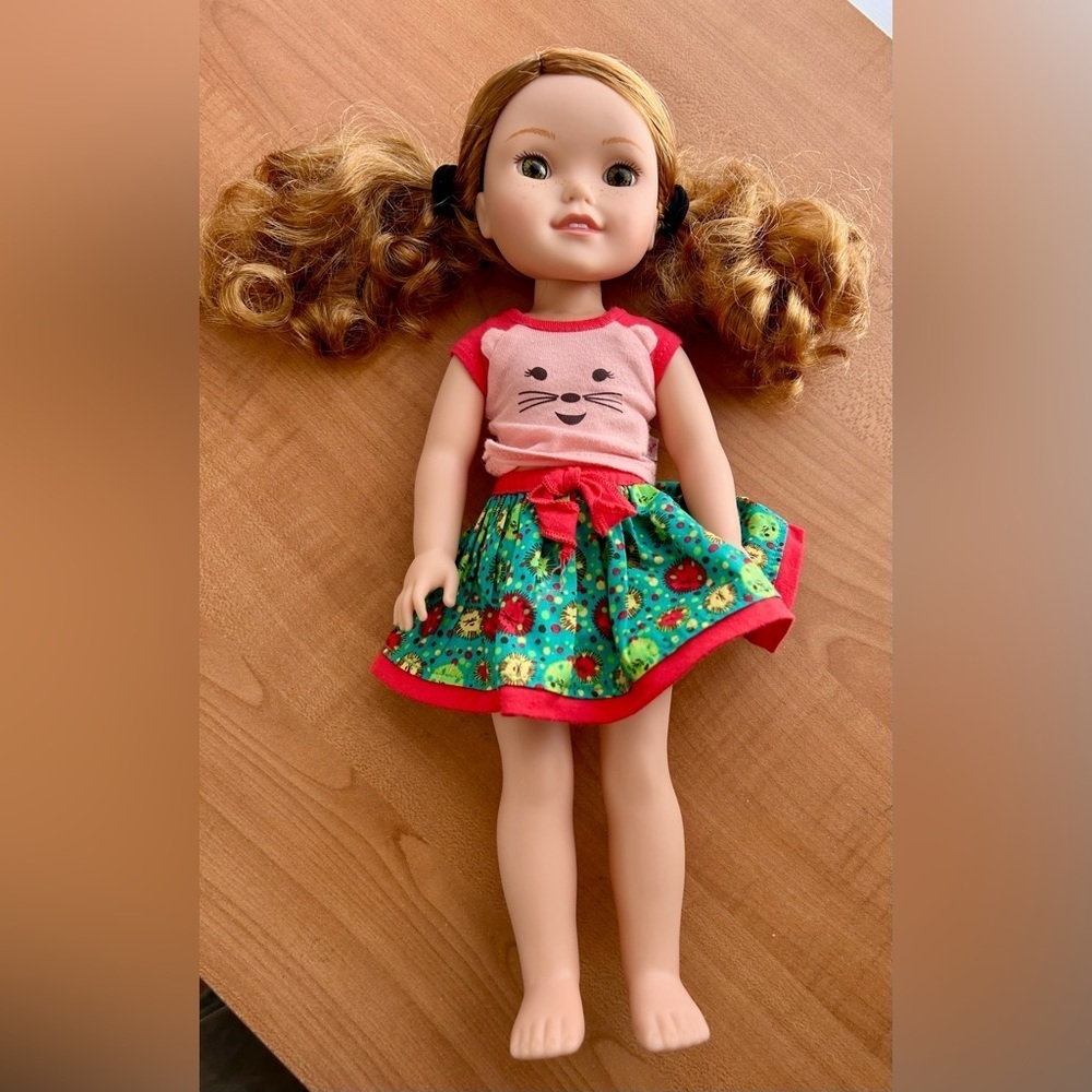American Girl welliewishers Willa doll with original clothes toys - Picture 2 of 9